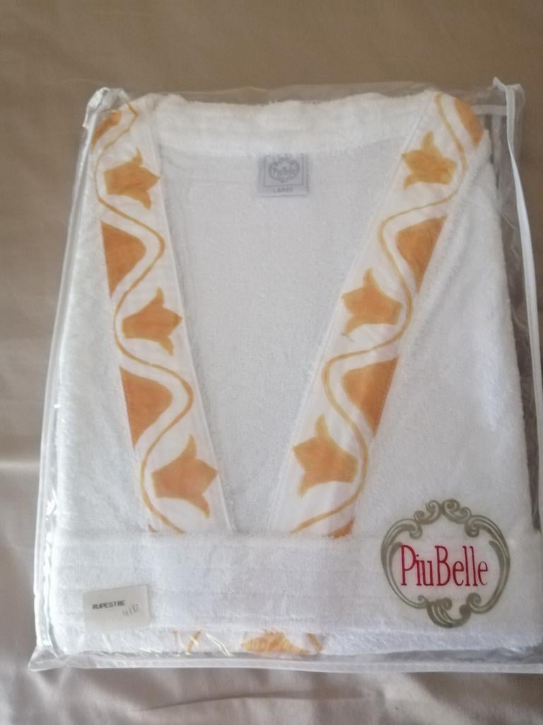 Mooie badjas merk Piu Belle., Kleding | Dames, Ophalen of Verzenden, Nieuw, Wit