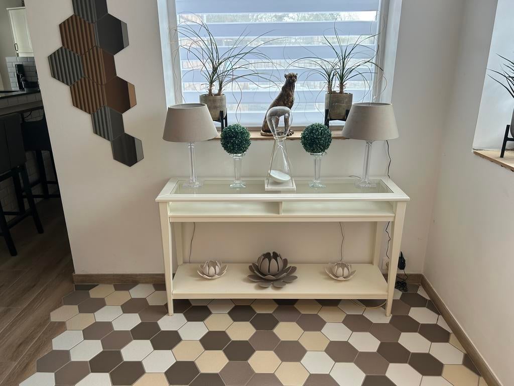 Meuble console, Huis en Inrichting, Ophalen, Gebruikt, Glas