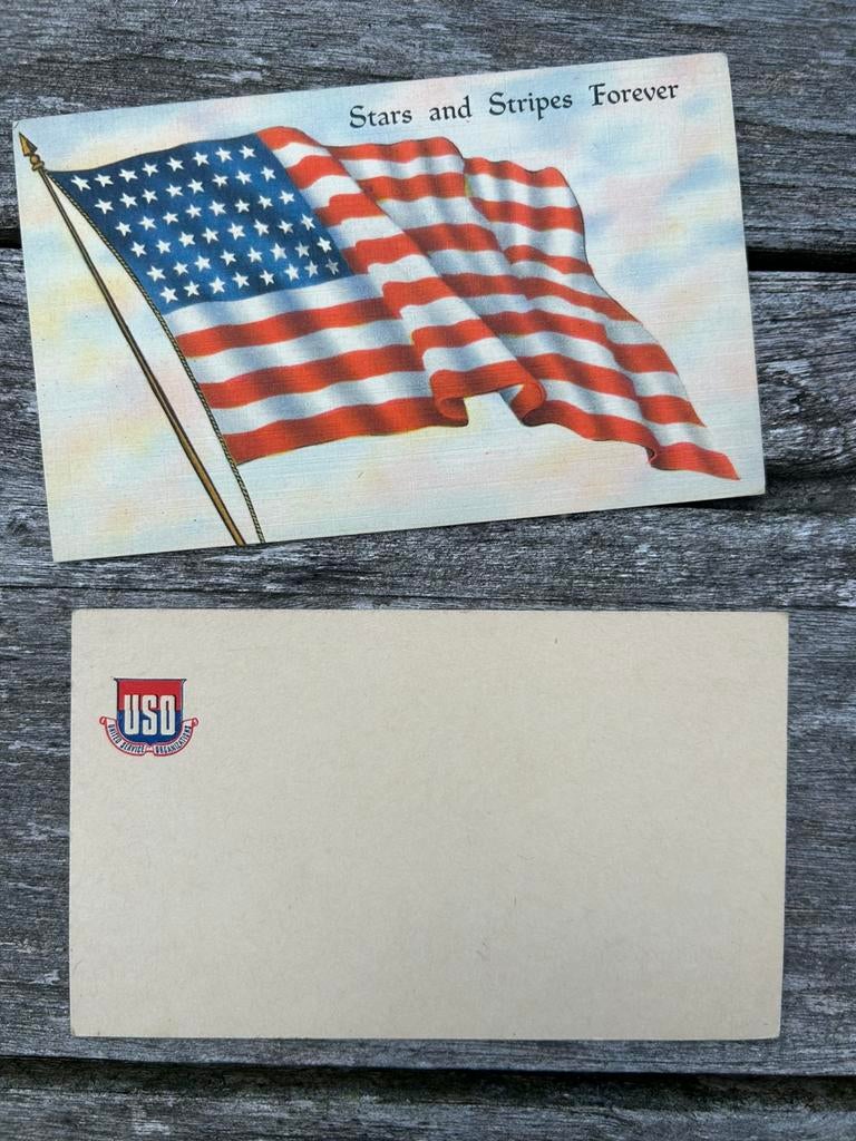 2 orignele postkaarten US WW2, Ophalen of Verzenden