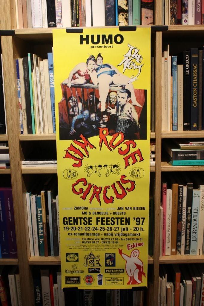 HUMO presenteert Jim Rose Circus 1997 poster, Verzamelen, Ophalen