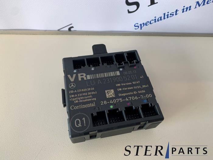 Centrale Deurvergrendelings Module van een Mercedes SL, Ophalen of Verzenden, 3 maanden garantie, Gebruikt, Mercedes-Benz