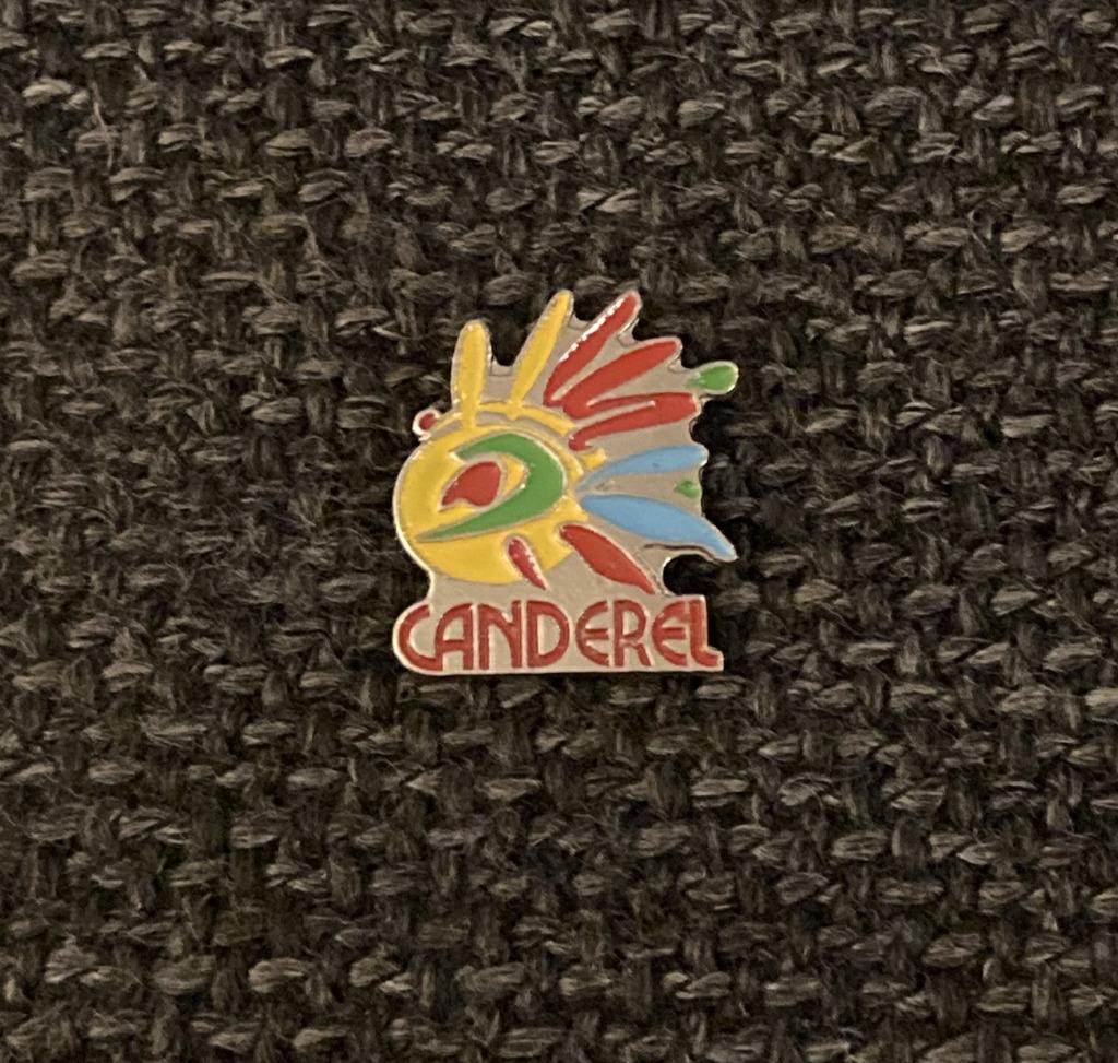 PIN - CANDEREL - SUIKER - SUCRE, Verzamelen, Verzenden, Gebruikt, Merk, Speldje of Pin
