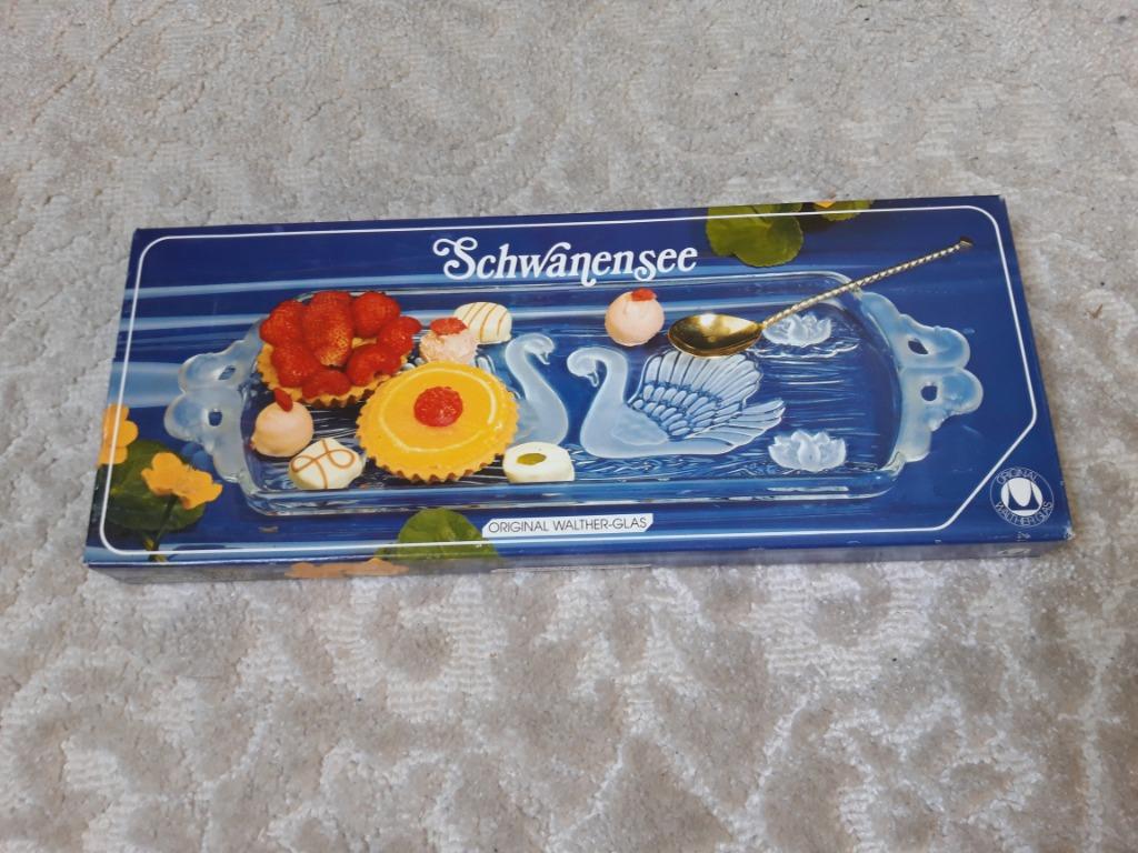 Glazen cake schaal NIEUW, Ophalen, Schaal, Nieuw, Glas