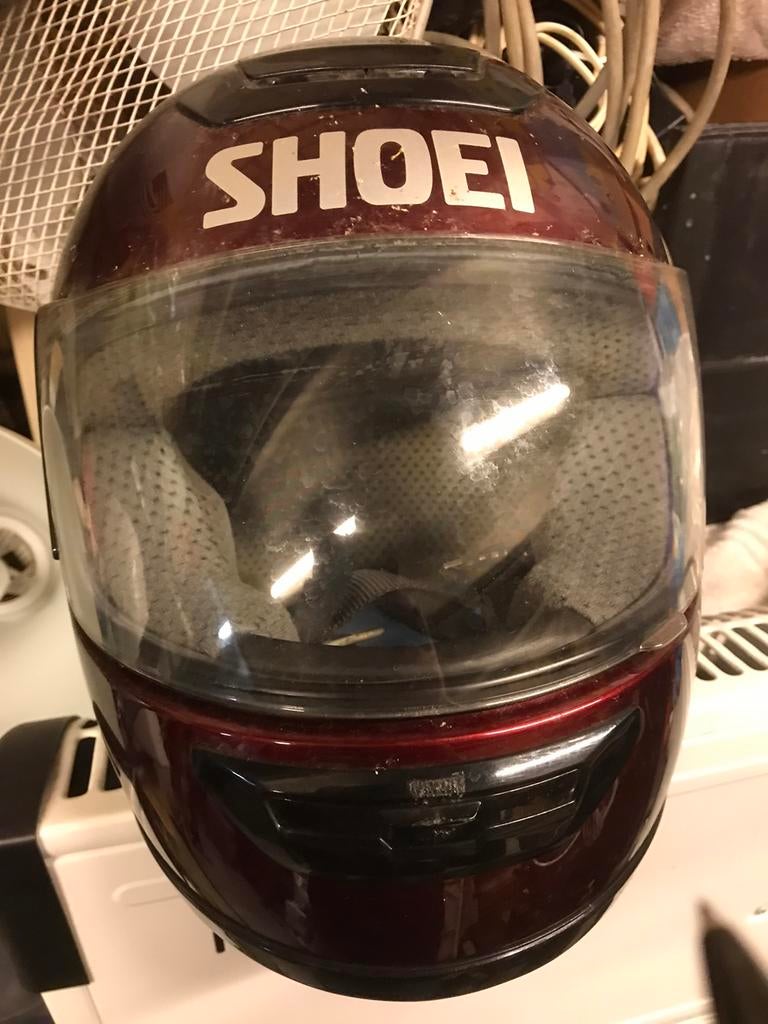 Motorhelm, Motoren, Heren, Ophalen of Verzenden, Integraalhelm, Shoei