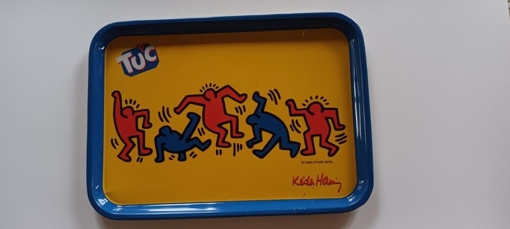 Vintage schoteltje Tuc Keith HARING jaren 70, Enlèvement ou Envoi