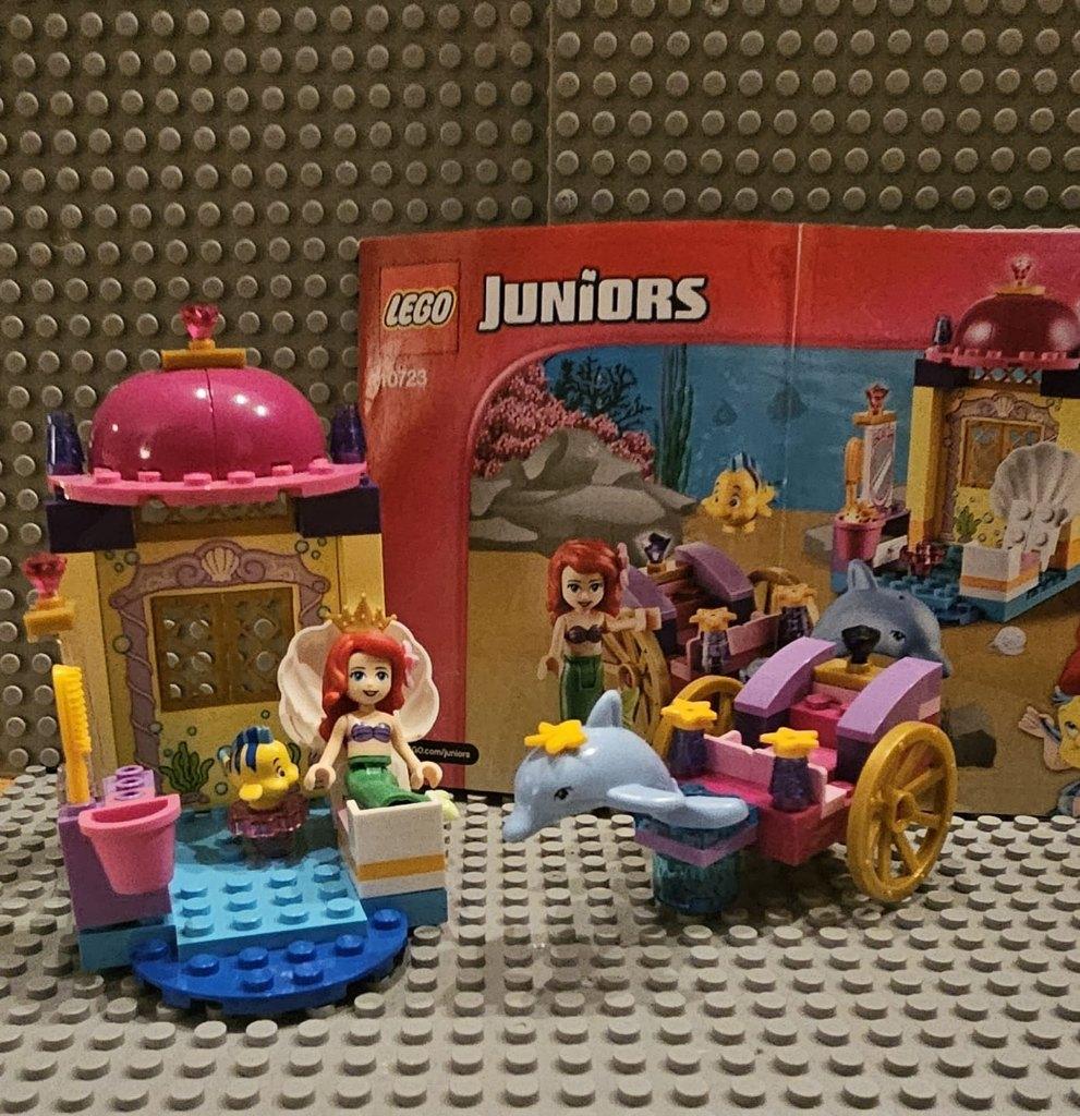 Lego Juniors 10723 zeemeermin Ariels dolfijnkoets, Kinderen en Baby's, Speelgoed | Duplo en Lego, Zo goed als nieuw, Lego, Complete set