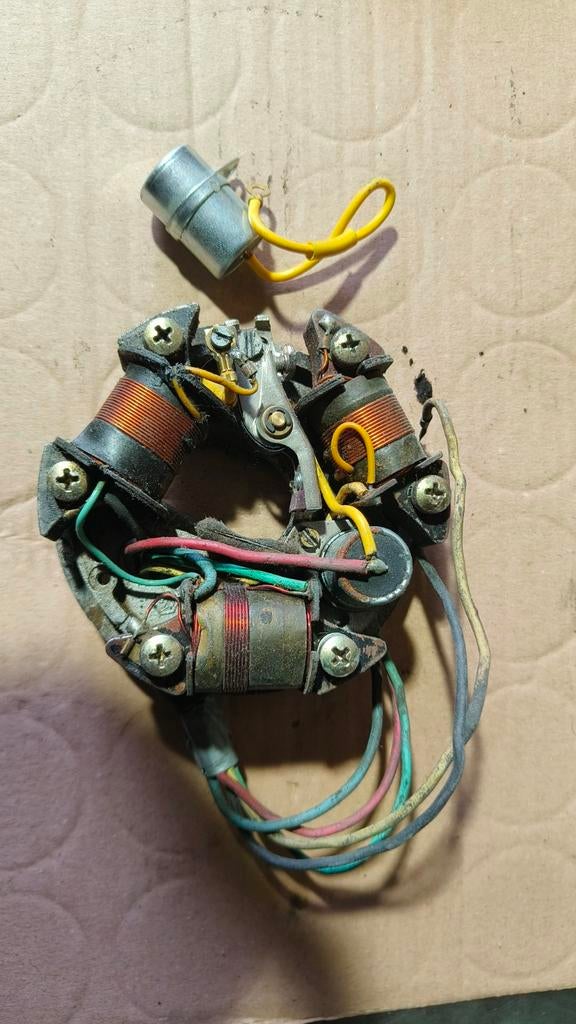 Stator grondplaat vespa v50 special ape 50, Ophalen of Verzenden