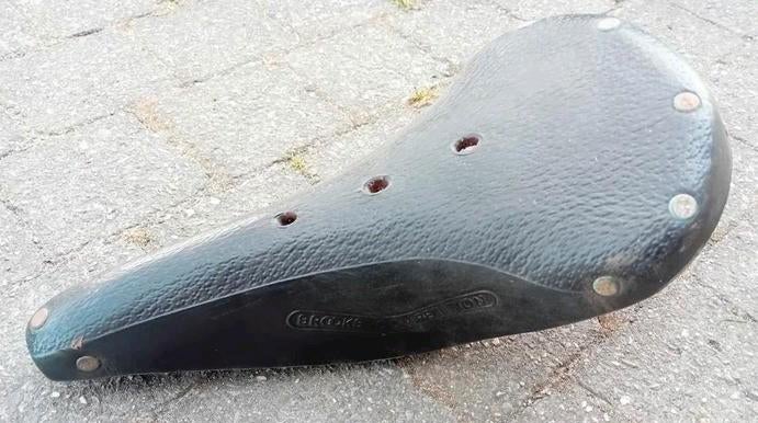 Lederen zadel retro Brooks Competition 🚴‍♂️, Fietsen en Brommers, Ophalen of Verzenden, Gebruikt, Zadel, Brooks