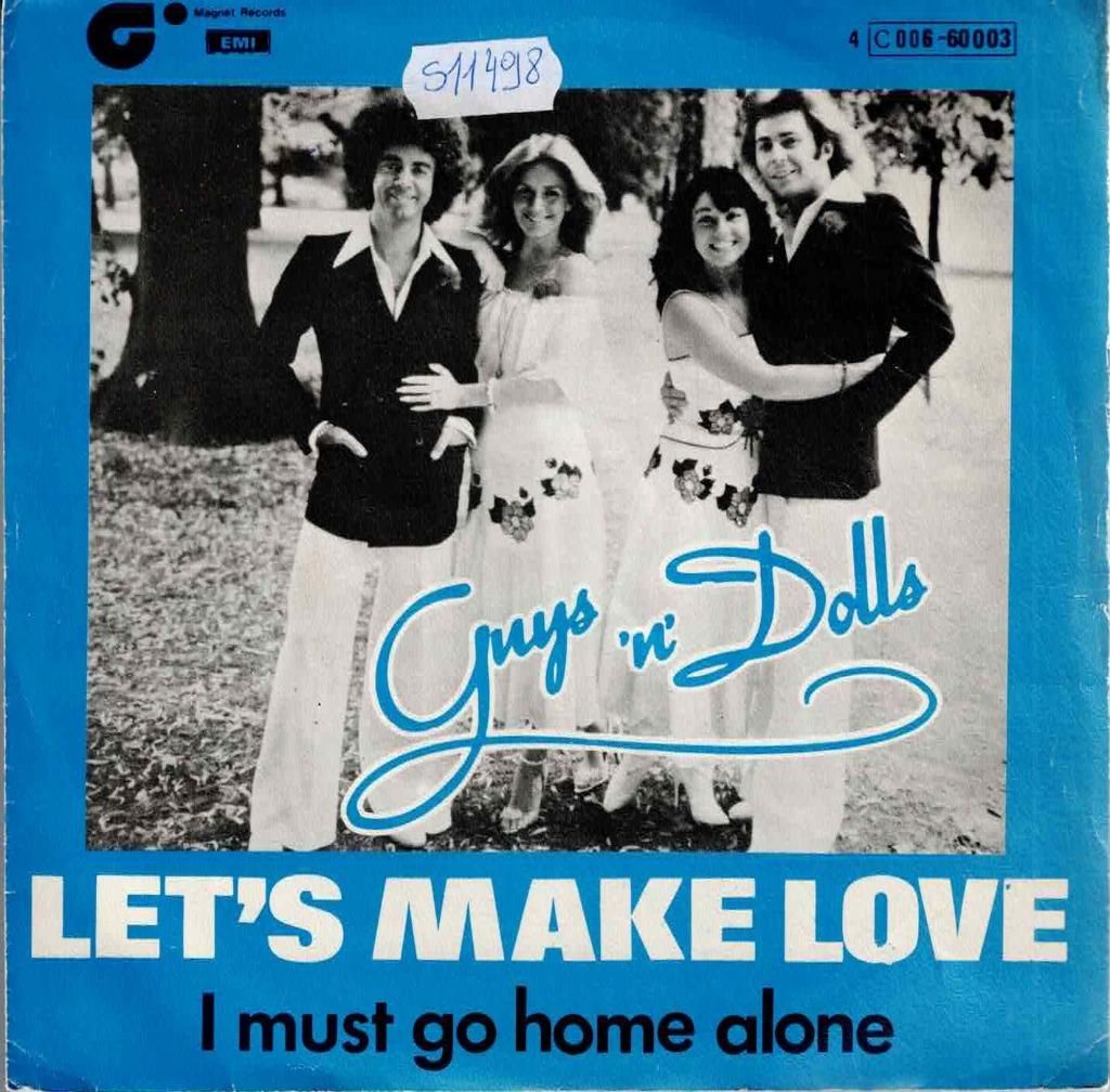 vinyl  7"   -   Guys 'n Dolls – Let's Make Love, Ophalen of Verzenden, Overige formaten