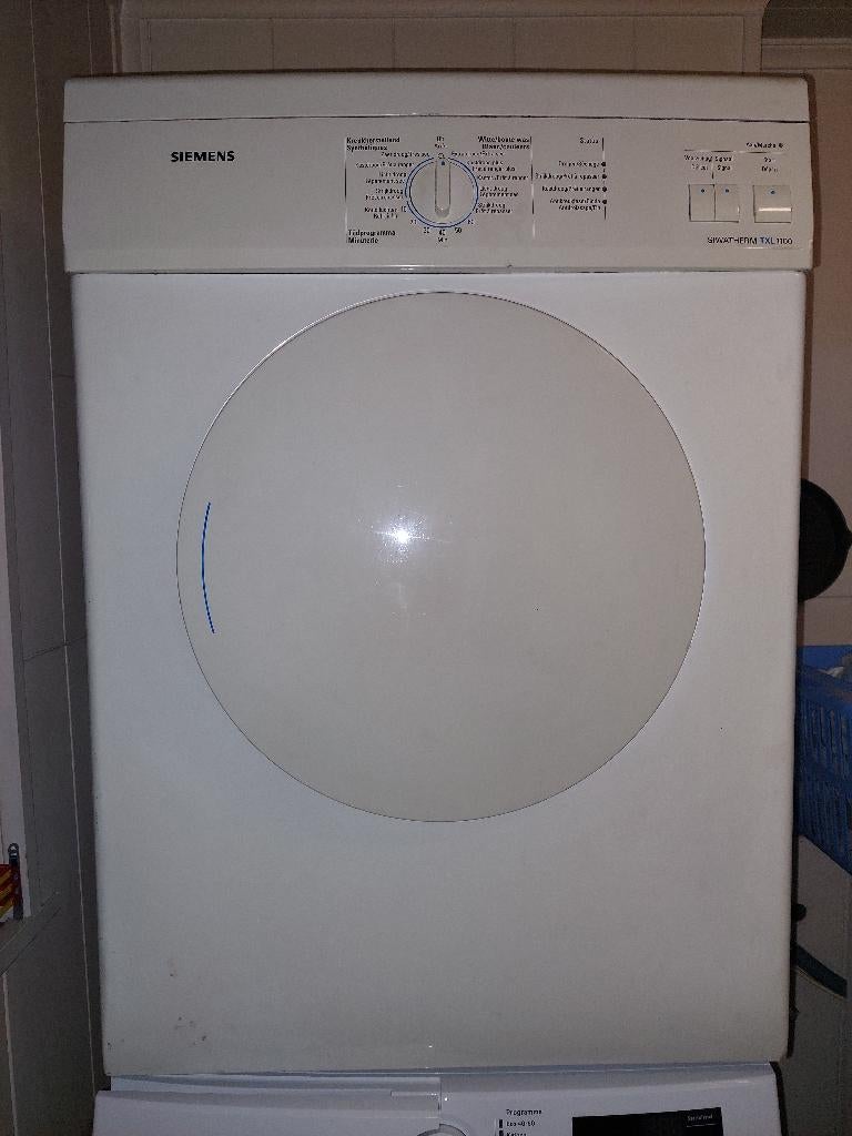 Droogkast siemens siwatherm txl 110 met muuraansluiting, 4 à 6 kg, Chargeur frontal, Enlèvement, Utilisé