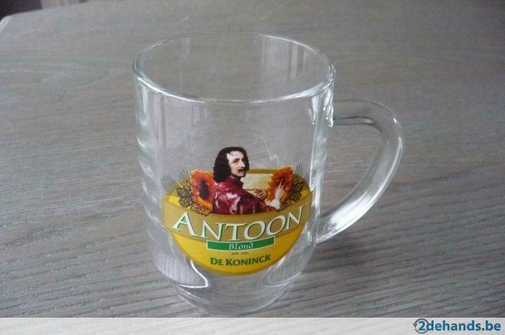 Bierglazen Antoon De Koninck 3 stuks, Ophalen of Verzenden, Nieuw, Glas of Glazen