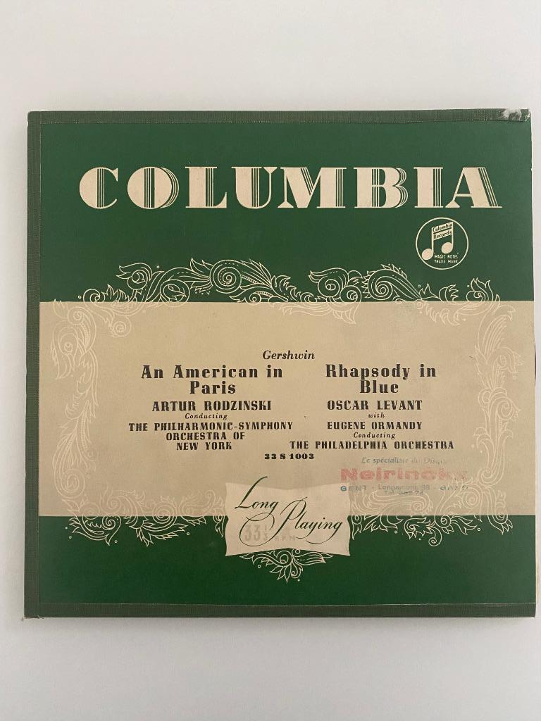 Gershwin Phil Orch Rhapsody In Blue / American in Paris 1951, Gebruikt, 10 inch, Modernisme tot heden, Ophalen of Verzenden