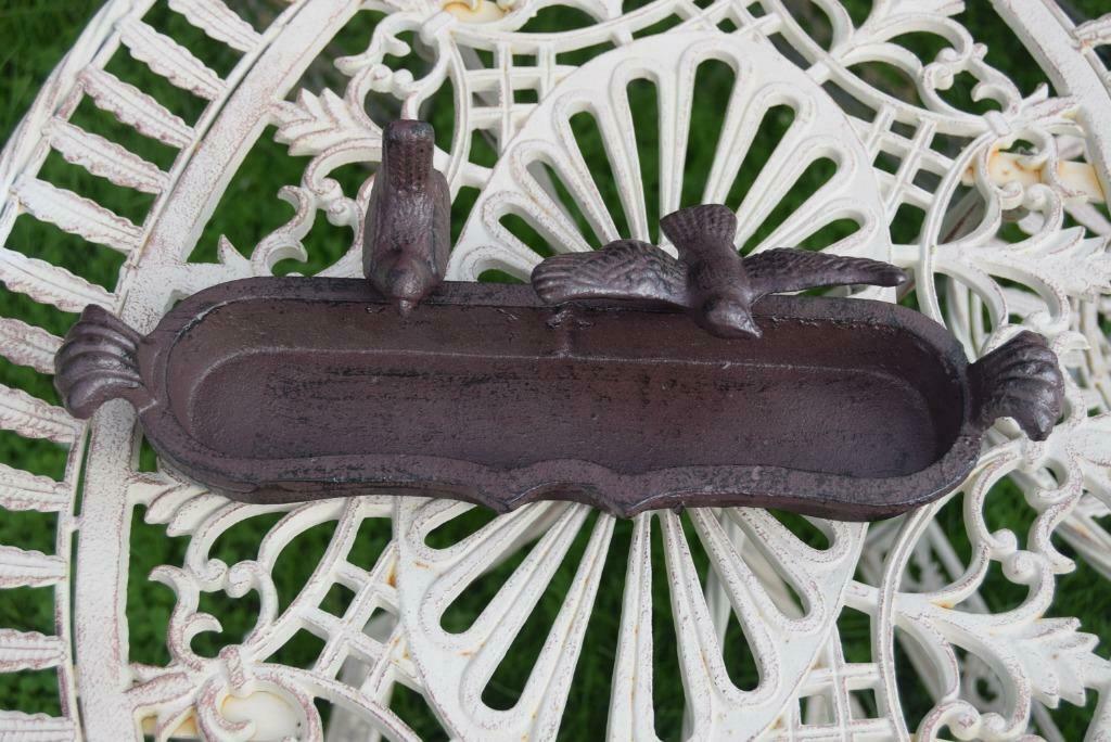 Bain d'oiseaux, mangeoire  en fonte patinée, Enlèvement ou Envoi, Neuf