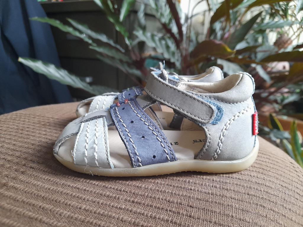 KICKERS - Kleine sandalen van leer/suède voor kinderen (21), Kickers, Jongen of Meisje, Schoenen, Ophalen of Verzenden