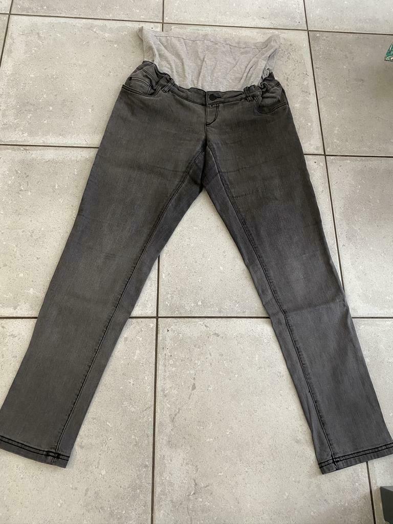 Zwangerschapsjeans Mamalicious maat 33/32, Kleding | Dames, Zwangerschapskleding, Mamalicious, Ophalen of Verzenden, Grijs, Gedragen