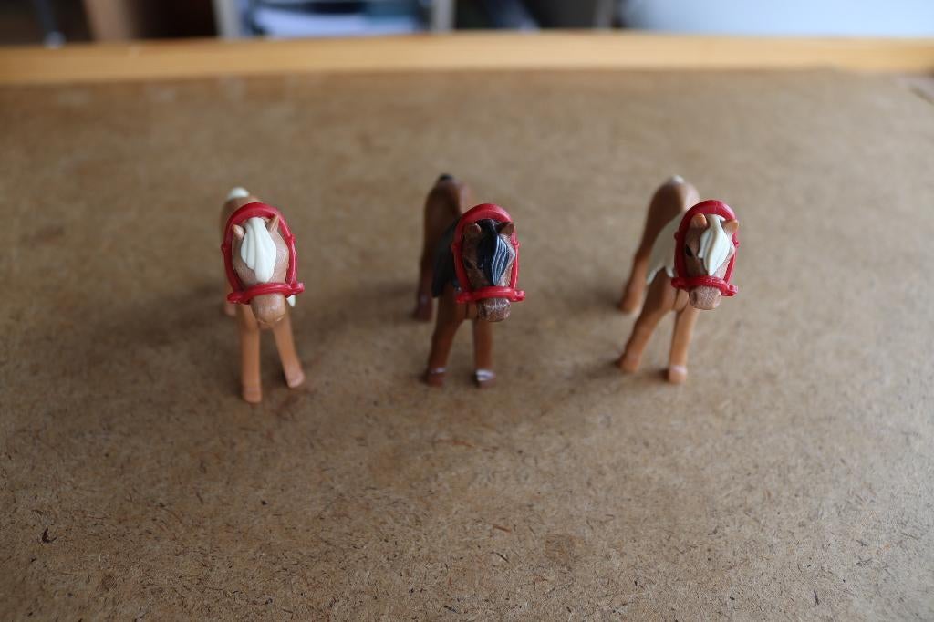 Playmobil - Lot de 3 poneys, Enlèvement