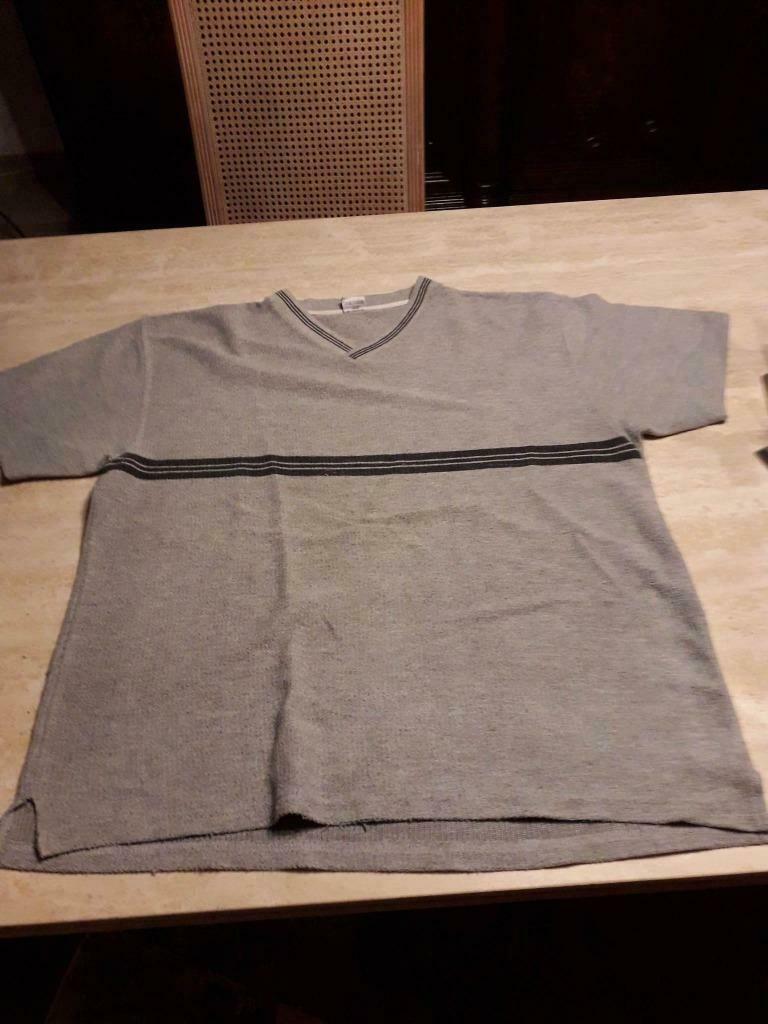 Pull mi-saison homme gris manches courtes 'SUPERCONFEX', MET, Gris, Enlèvement ou Envoi, Autres tailles