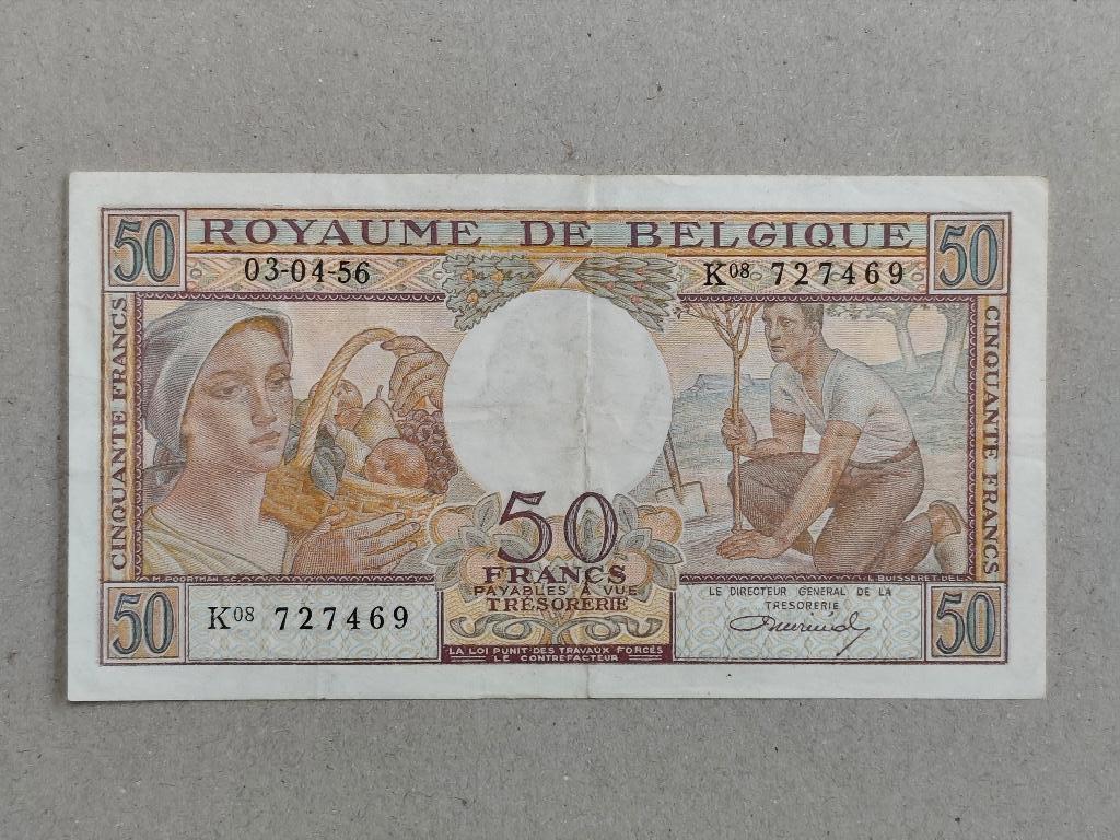 Billet de 50 Fb type 1948 état TTB, Enlèvement ou Envoi, Billets en vrac
