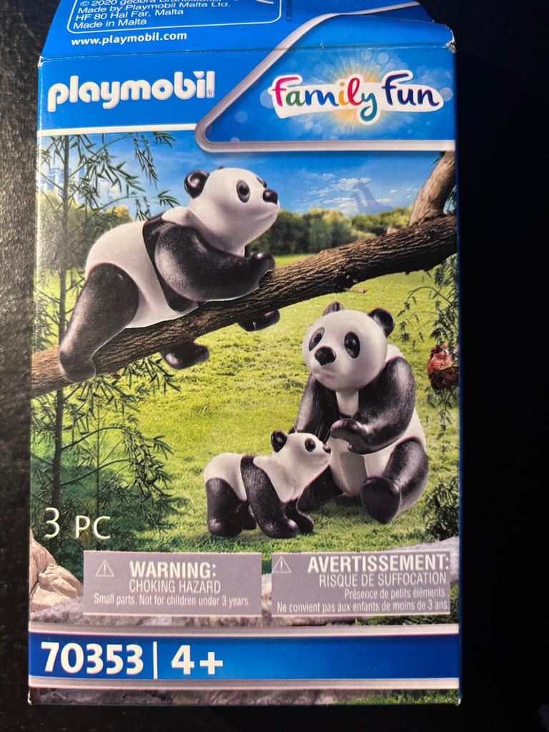 Playmobil 70353 Panda’s, Enlèvement, Comme neuf, Ensemble complet
