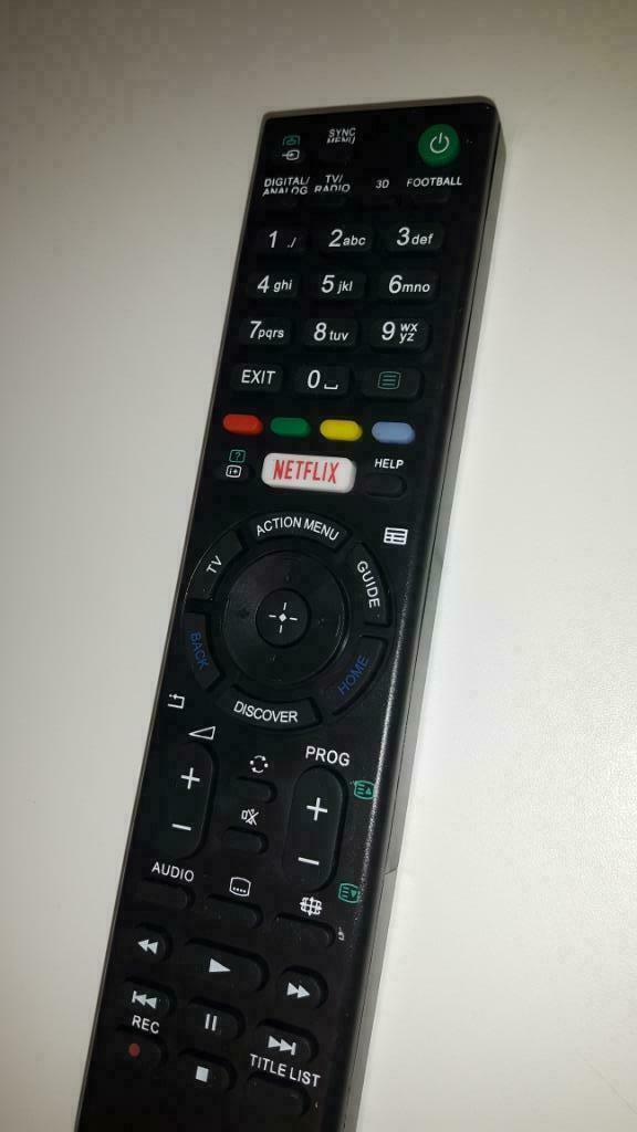 afstandsbediening sony rmt-tx100u met netflix, Ophalen of Verzenden, Nieuw, Origineel, Tv