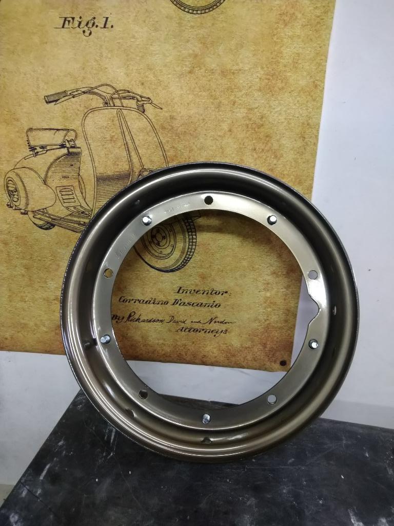Schitterende nieuwe velgen kleur TITANIUM Vespa 10 inch, Motoren, Ophalen of Verzenden, Nieuw
