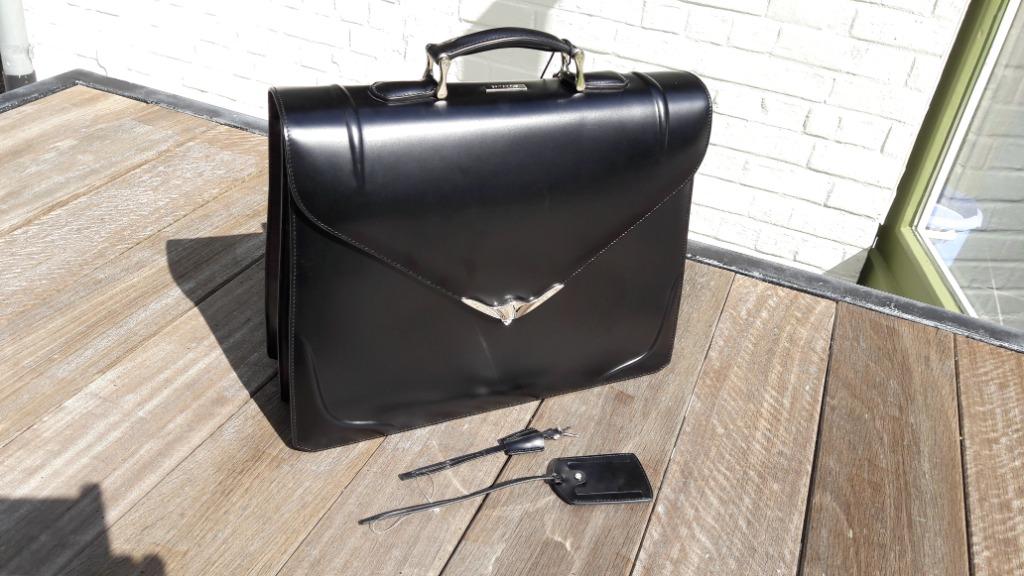 Samsonite Black Label Bayamo Briefcase nieuw, Zwart, Aktetas of Boekentas, Nieuw, Leer