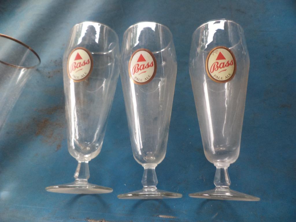 BASS PALE ALE glazen, Ophalen of Verzenden, Zo goed als nieuw, Glas of Glazen, Overige merken