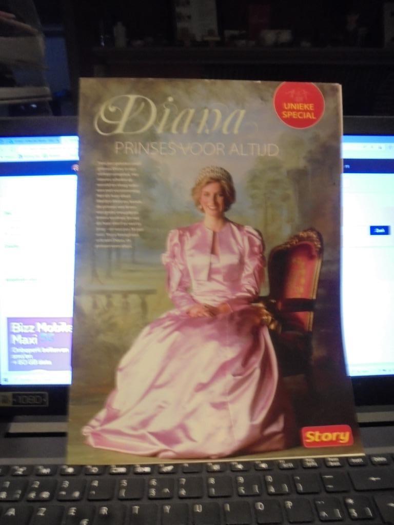 Diana prinses voor altijd, Verzamelen, Ophalen of Verzenden, Gebruikt, Tijdschrift of Boek