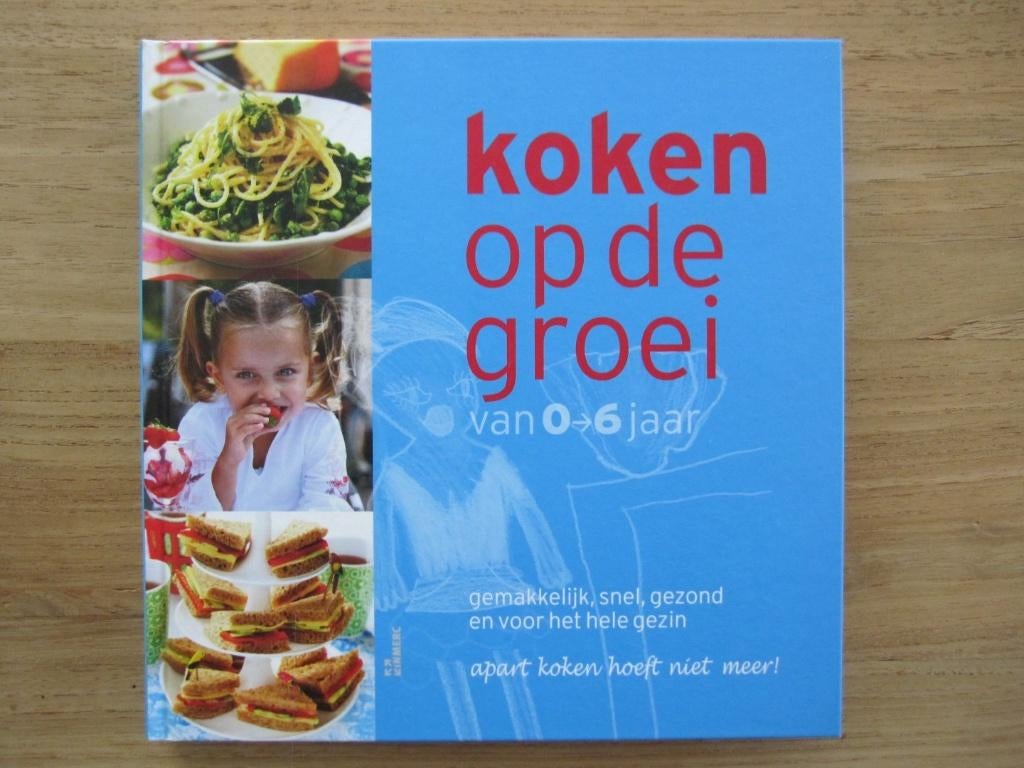 Koken op de groei (van 0 - 6 jaar), Ophalen, Tapas, Hapjes en Dim Sum, Zo goed als nieuw, Gezond koken