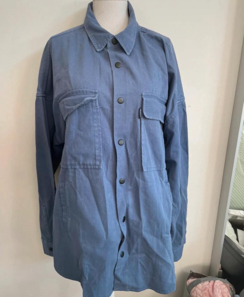 Jeans hemd met knopen Lee Cooper XL nieuw, Ophalen of Verzenden, Nieuw, Blauw, Halswijdte 43/44 (XL)