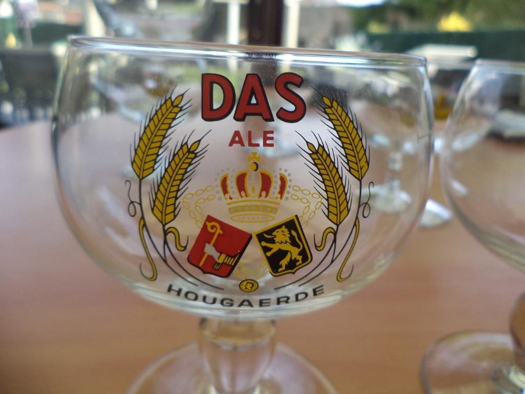 Coupes de bière DAS ALE Hougaarde, Enlèvement ou Envoi, Comme neuf, Verre ou Verres, Autres marques