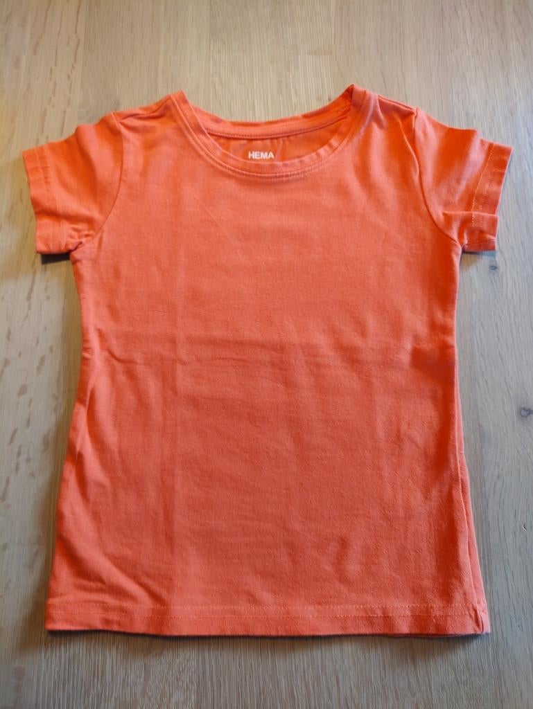 Oranje T-shirt Hema 4 jaar, Kinderen en Baby's, Kinderkleding | Maat 104, Jongen of Meisje, Ophalen of Verzenden, Zo goed als nieuw