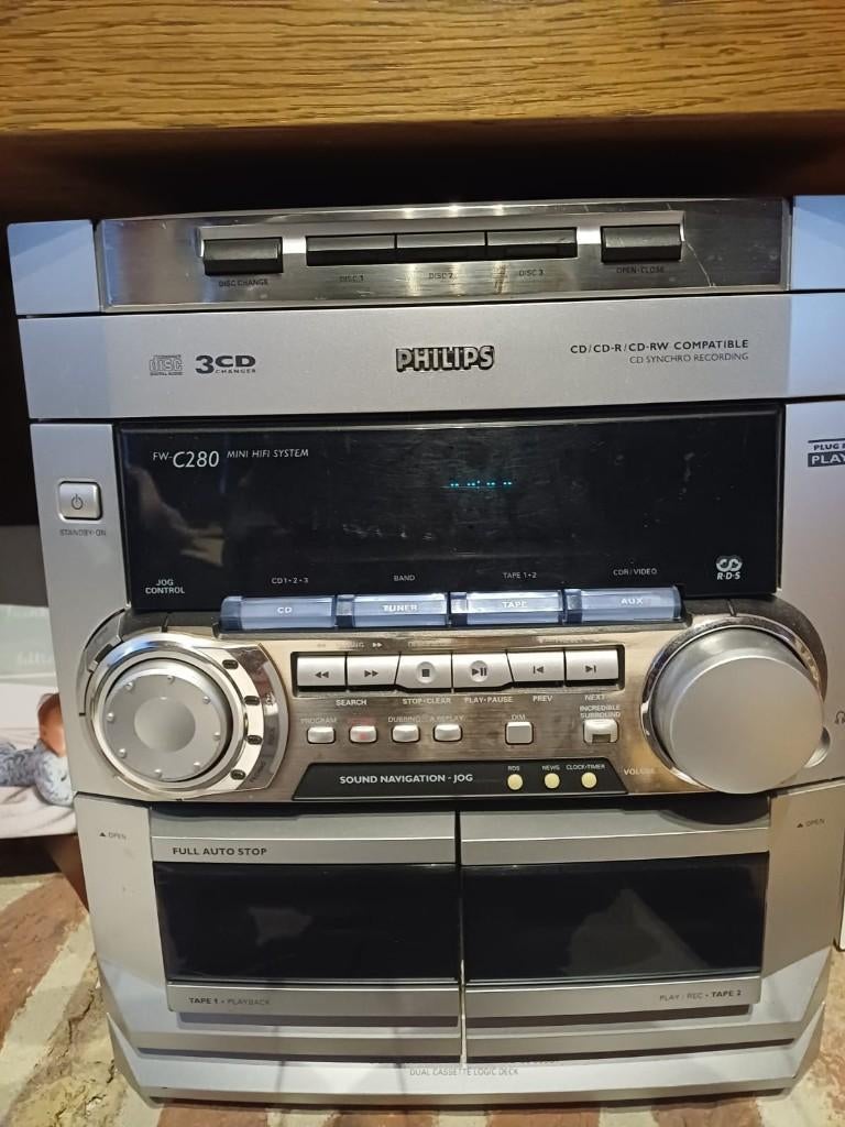 stereoketen Philips FW C280, Ophalen, Gebruikt, Tuner of Radio, Philips