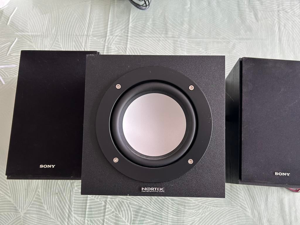 Sony luidsprekers met subwoofer, Ophalen, Zo goed als nieuw, Subwoofer, Sony