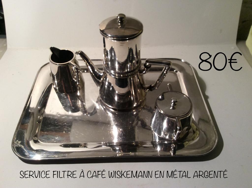Service filtre à café, Argent