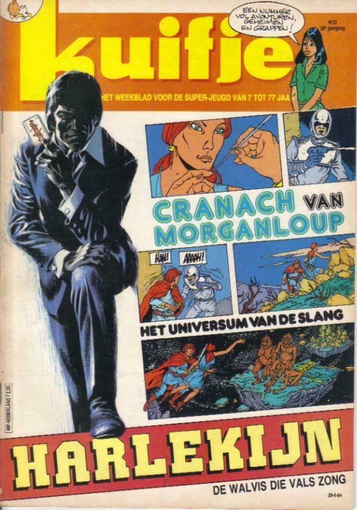 Weekblad Kuifje van 29-5-1984, 39ste Jaargang, Nummer 22, Enlèvement ou Envoi, Utilisé, Plusieurs comics, Europe