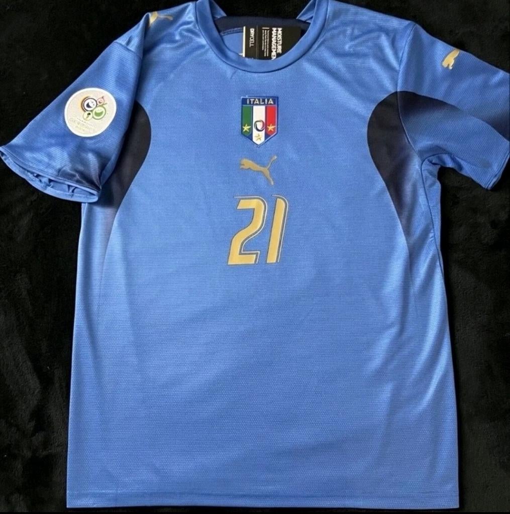 Italië Pirlo Voetbalshirt Origineel WorldCup Finale 2006, Verzenden, Zo goed als nieuw