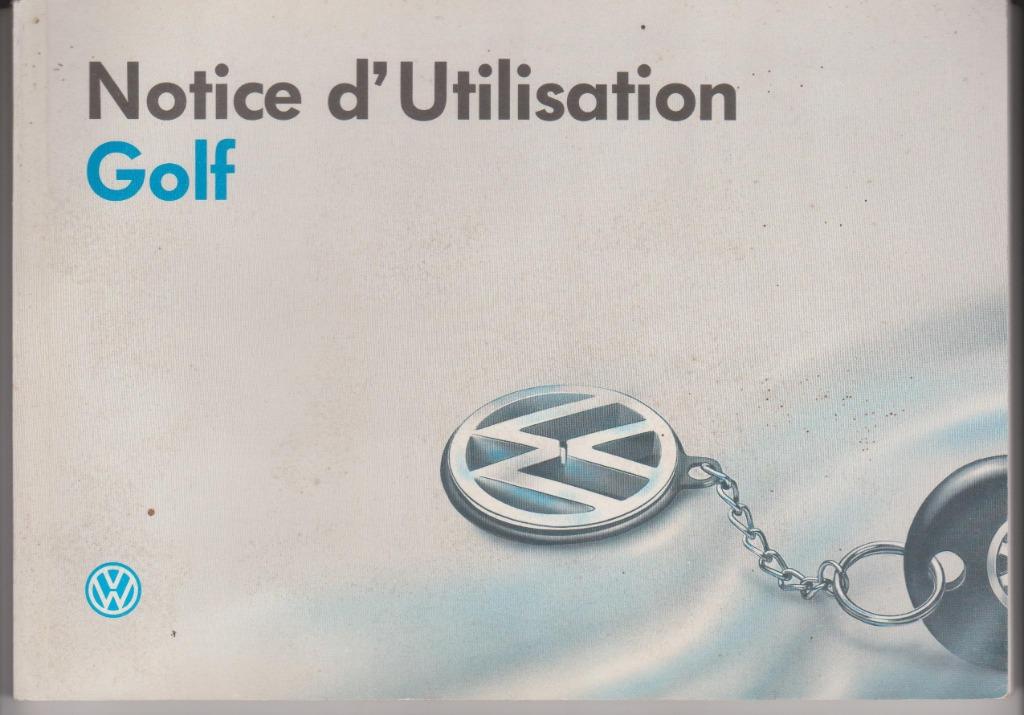Manuels VW GOLF 3 : 1993 - 1997 livrets d'instruction, Autos : Divers, Modes d'emploi & Notices d'utilisation, Enlèvement ou Envoi