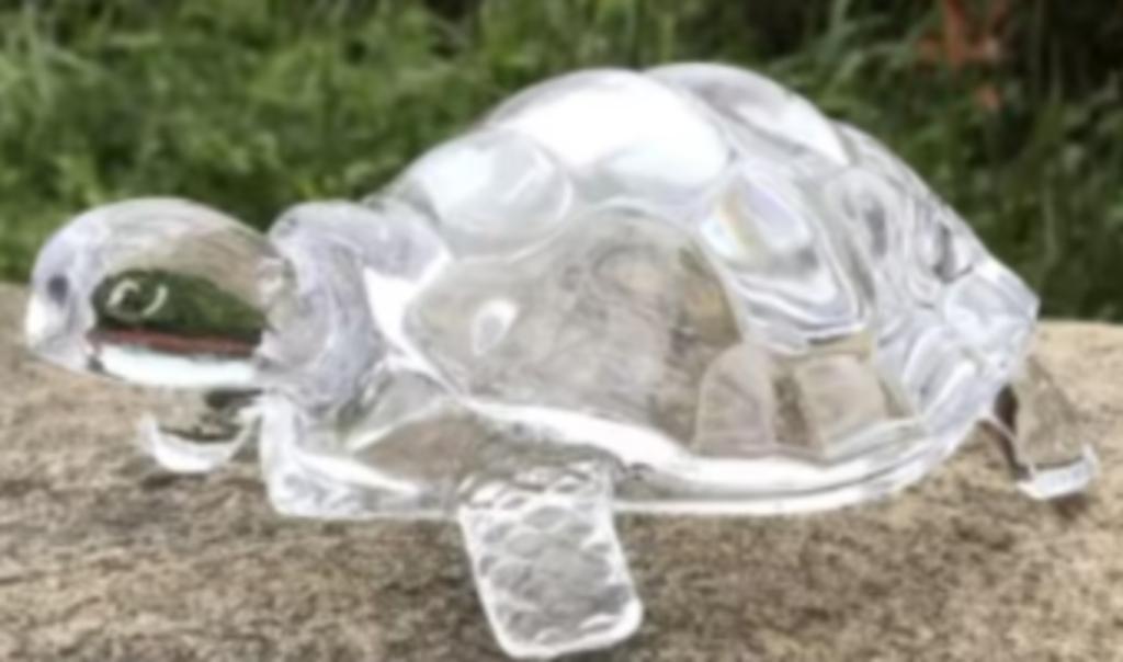 Prachtig kristallen schildpad beeldje (8,3cm), Ophalen of Verzenden, Nieuw