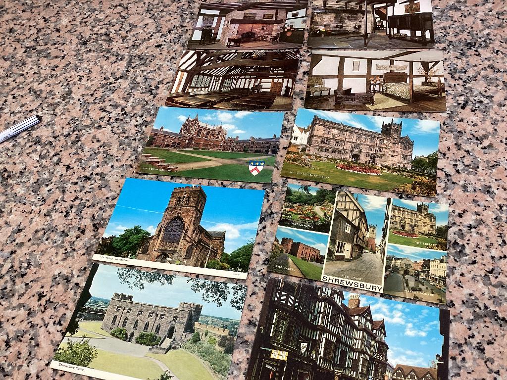 Lot de 10 cartes postales GRANDE-BRETAGNE 1960, Enlèvement ou Envoi, 1960 à 1980, Non affranchie, Hors Europe