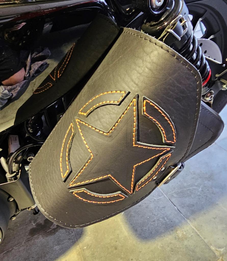HARLEY DAVIDSON LEDEREN SWINGARM ZAK, Motoren, Ophalen of Verzenden, Nieuw