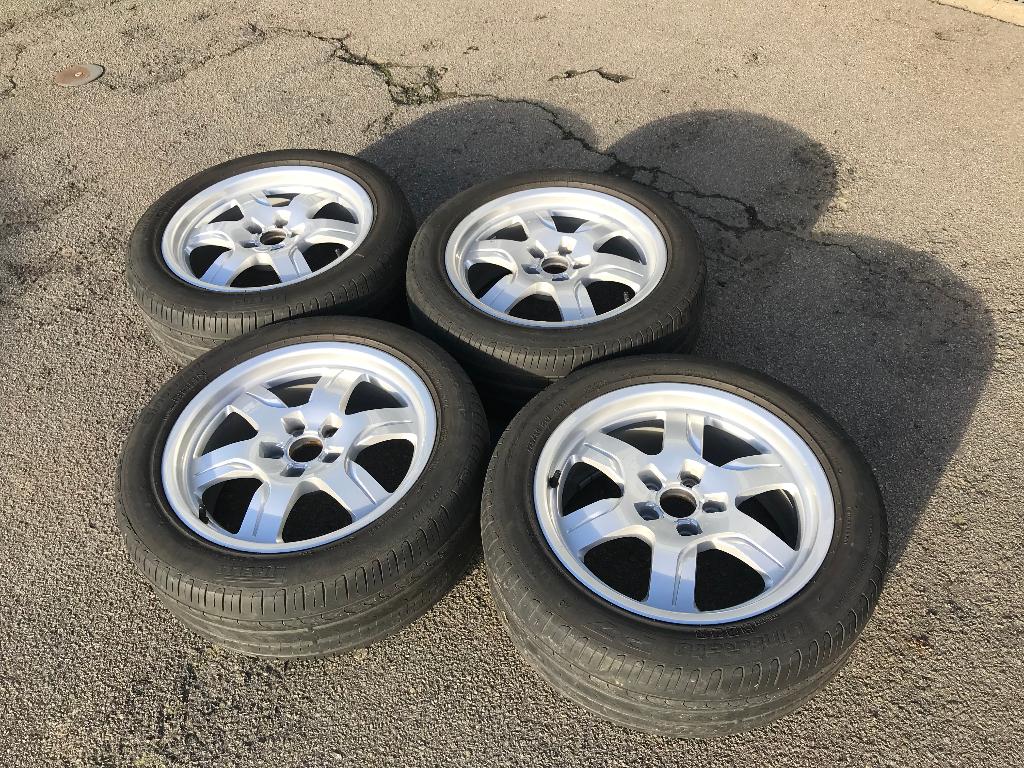 Audi lichtmetalen velgen 225 50 17, Auto-onderdelen, Banden en Velgen, Ophalen, Gebruikt, Banden en Velgen, 17 inch