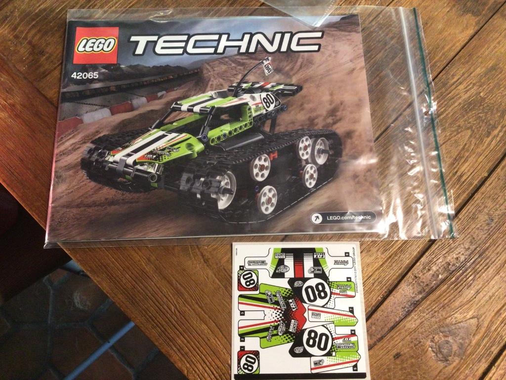 Lego bouwbeschrijving en stickers 42065 RC Tracked Racer, Enlèvement ou Envoi, Neuf, Briques en vrac, Lego