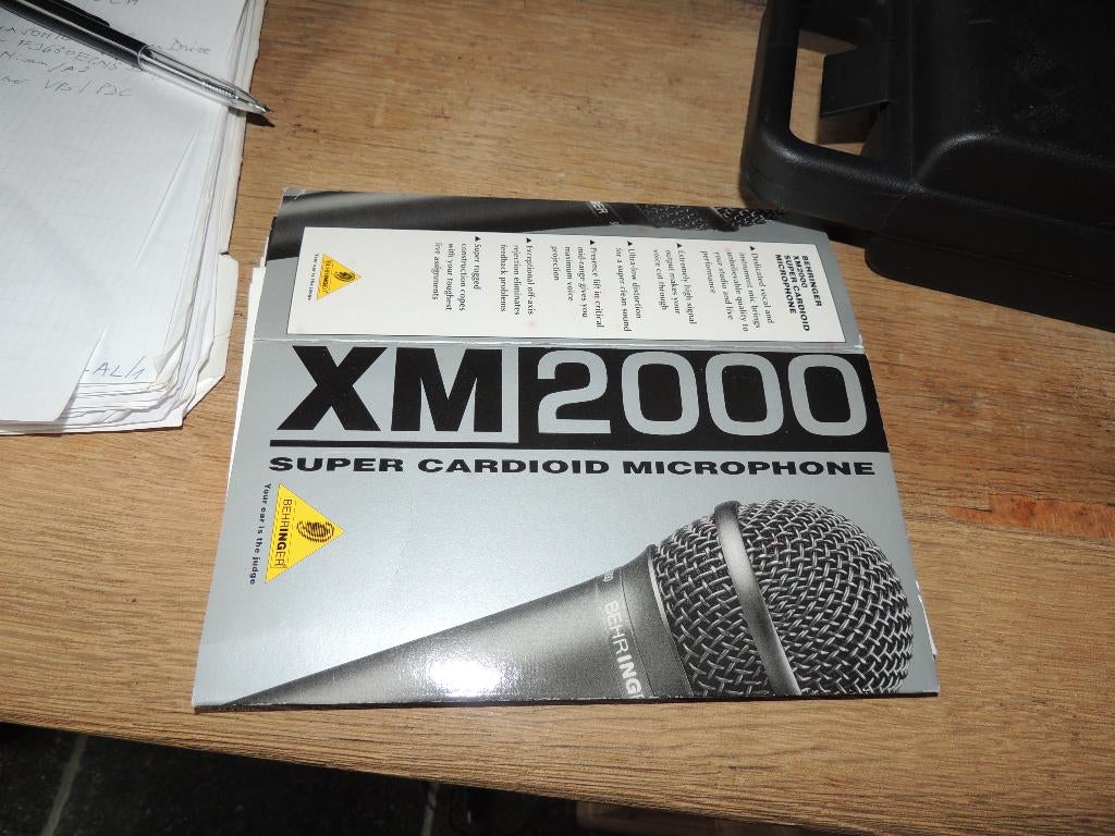 Microfoon Behringer XM2000, Enlèvement, Utilisé