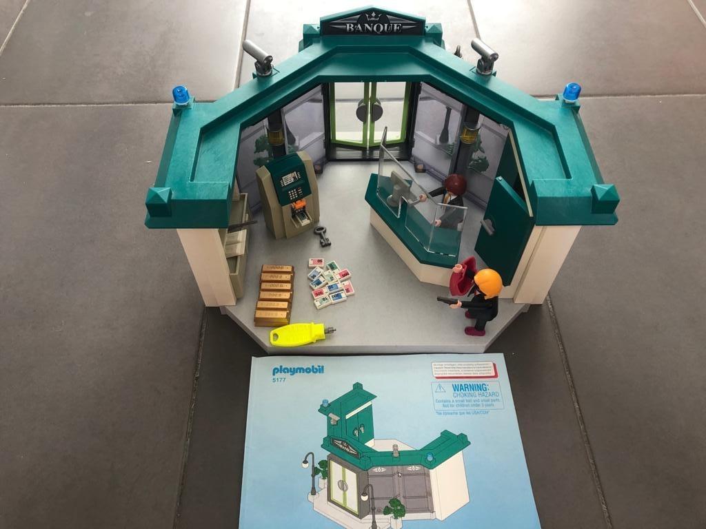 Playmobil 5177 - Banque avec distributeur de billets, Enfants & Bébés, Jouets | Playmobil, Enlèvement, Utilisé, Ensemble complet