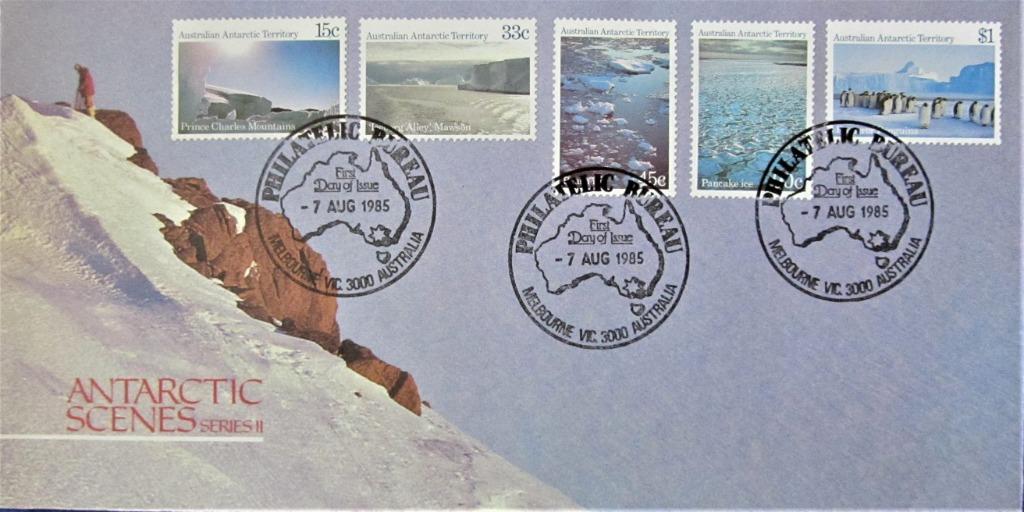 FDC AUSTRALIA- ANTARCTICA OP GROTE BRIEF, Postzegels en Munten, Ophalen of Verzenden, Gestempeld, Dier of Natuur