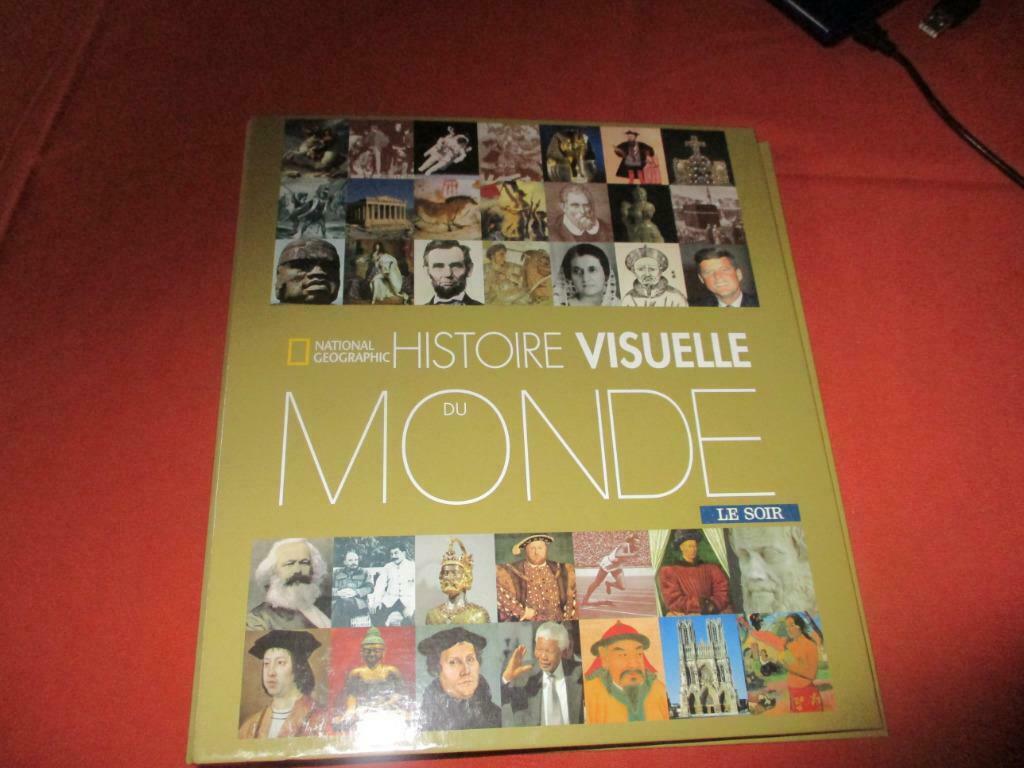 HISTOIRE VISUELLE DU MONDE.  LE SOIR - NATIONAL GEOGRAPHIC., Enlèvement ou Envoi, Comme neuf, Autres régions
