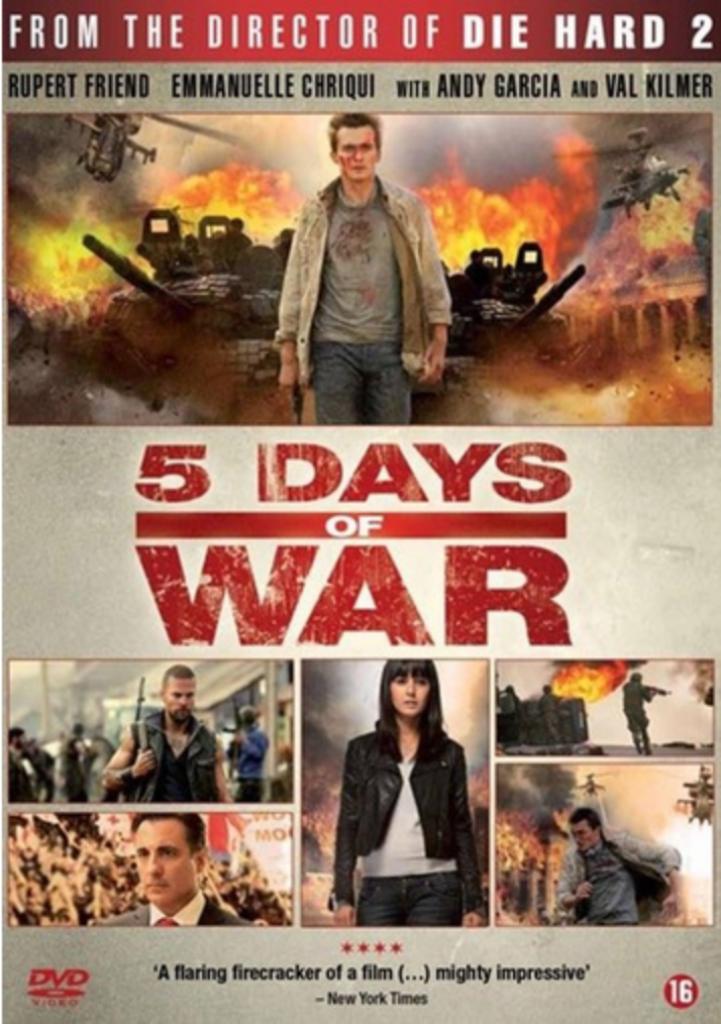5 Days of War (2011) Dvd, À partir de 16 ans, Enlèvement ou Envoi, Utilisé