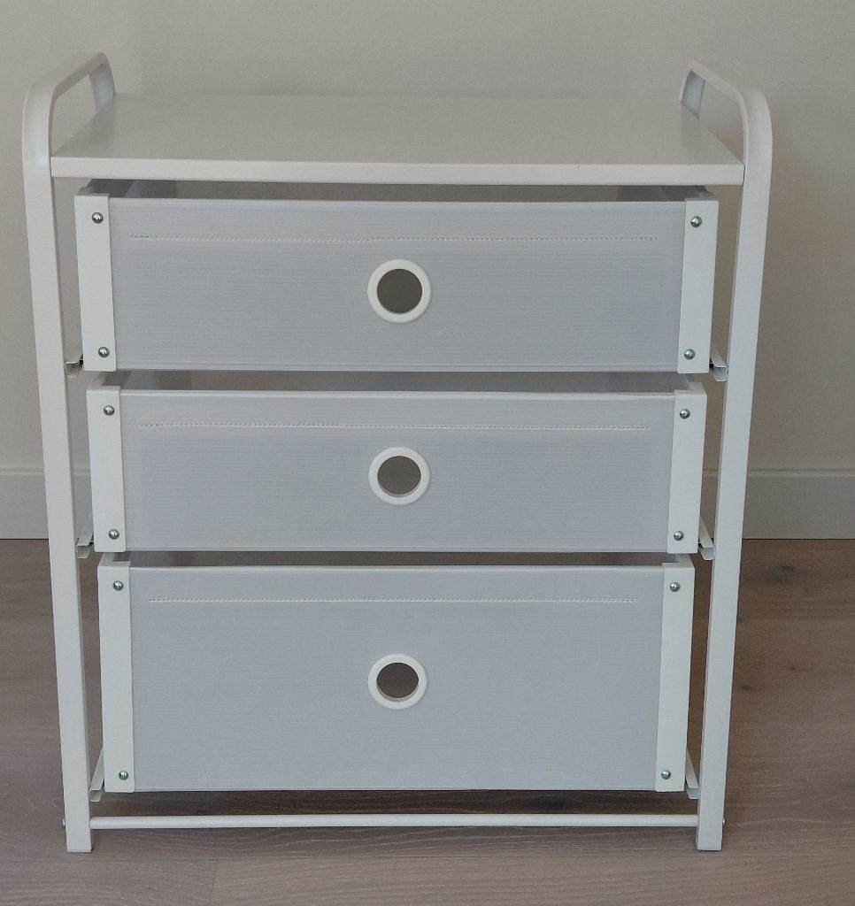 Ladekastje Ikea Lote, 3 ou 4 tiroirs, 25 à 50 cm, Enlèvement, Utilisé