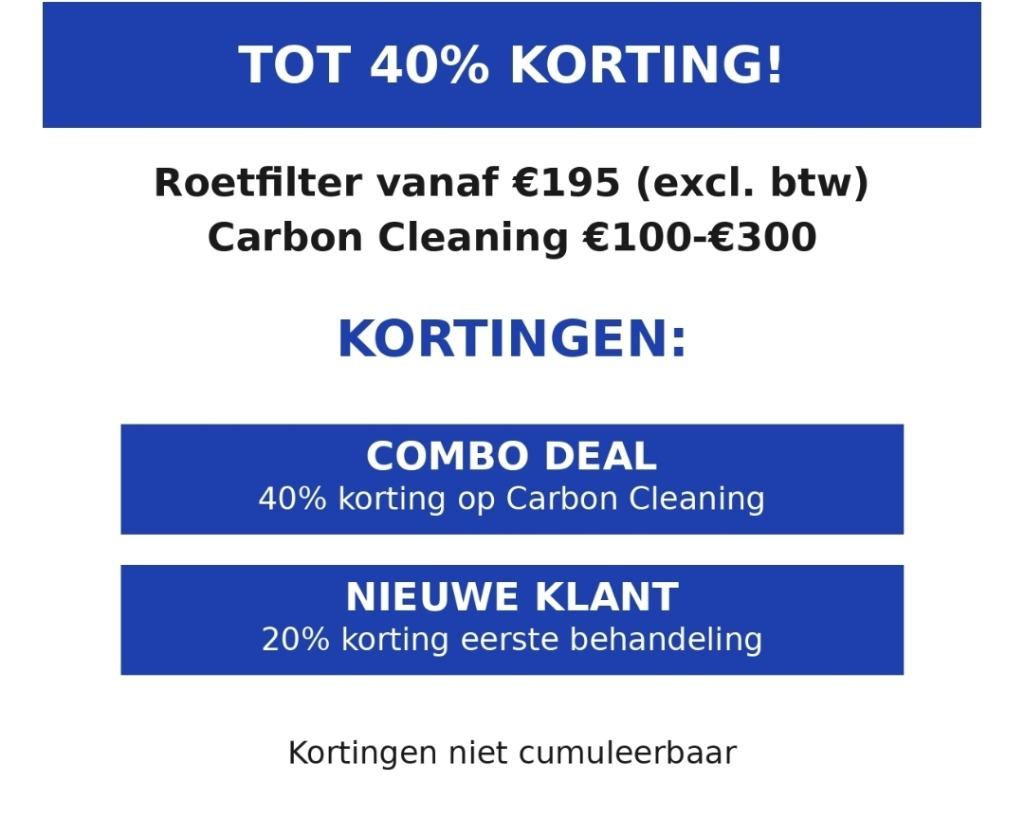 Carbon cleaning + Roetfilter clean + deeltjestellertest, Auto's, Euro 6, Bedrijf, Diesel, Te koop